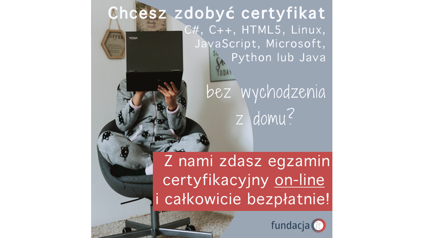 Bezpłatne egzaminy certyfikujące z branży IT