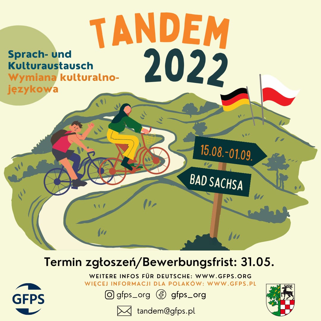 Plakat informacyjny Tandem 2022