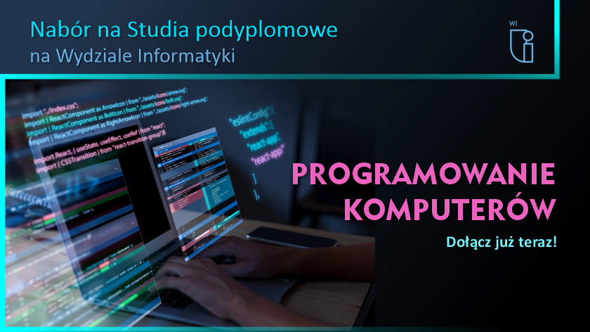 Nabór na Studia Podyplomowe Programowanie komputerów