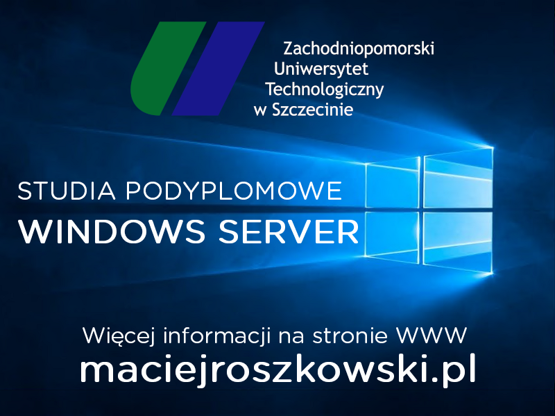 Certyfikowany Administrator Microsoft Windows Server 2016